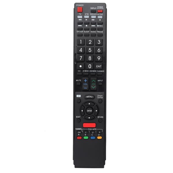 Universal erstatningsfjernbetjening GB118WJSA til Sharp LCD LED TV - Bærbar controller