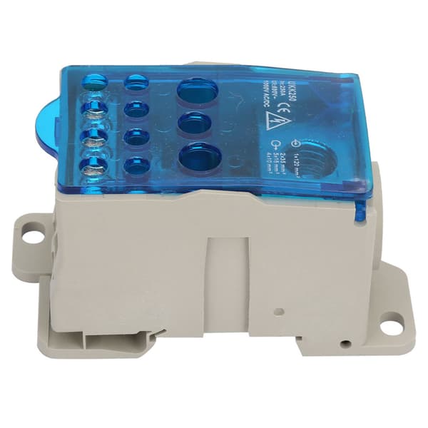 UKK-250A Din-skena kopplingsplint distributionsbox Universal strömfördelningsbox