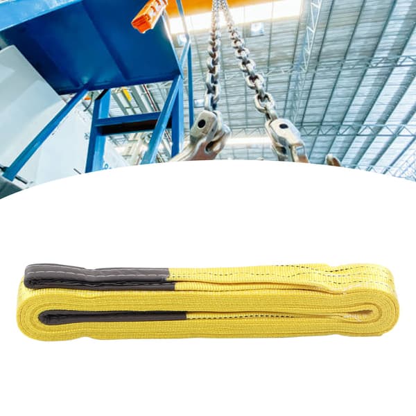 Lyftsele 3T 6614LB 6M 19.69FT Förtjockad Breddad Polyester Robust Stabil Rigglyftsele för Kranlyft