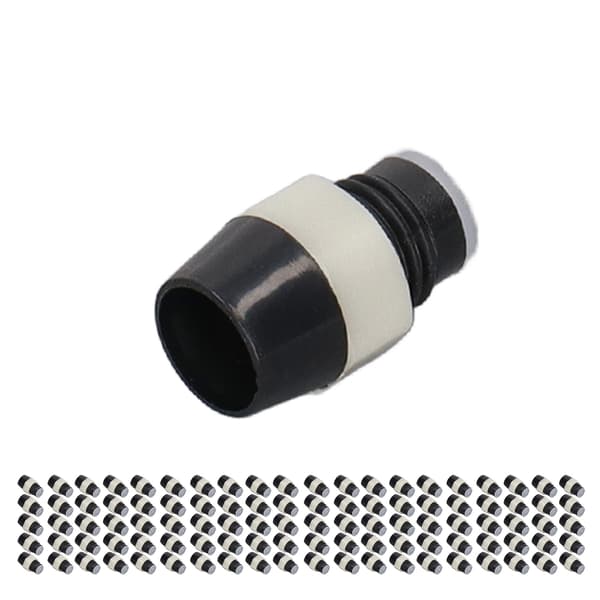 100 sæt LED-holder 5 mm plast lysdiode panelmonteringsclips tilbehørssæt sort