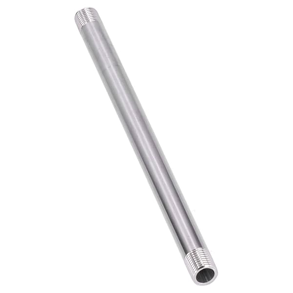 G1/4 udvendigt gevind 20 cm rørfittings i rustfrit stål Gevindrør til VVS
