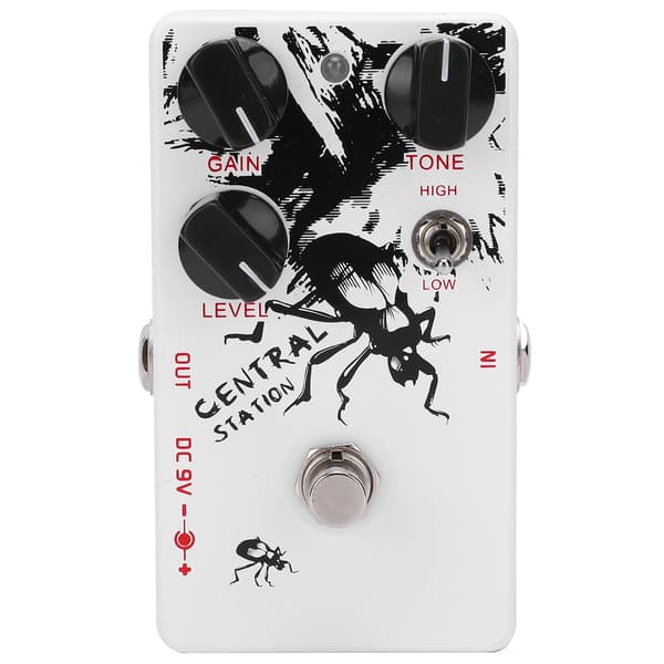 Metalventil Distortion Effektpedal Stompbox Musikinstrument Tilbehør