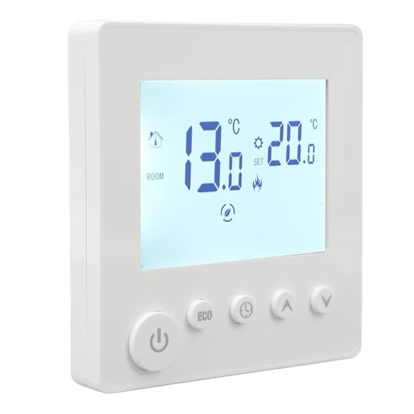 Smart programmerbar gulvvarmetermostat, LCD touch kontrolpanel, 90-240V, til hjemmebrug