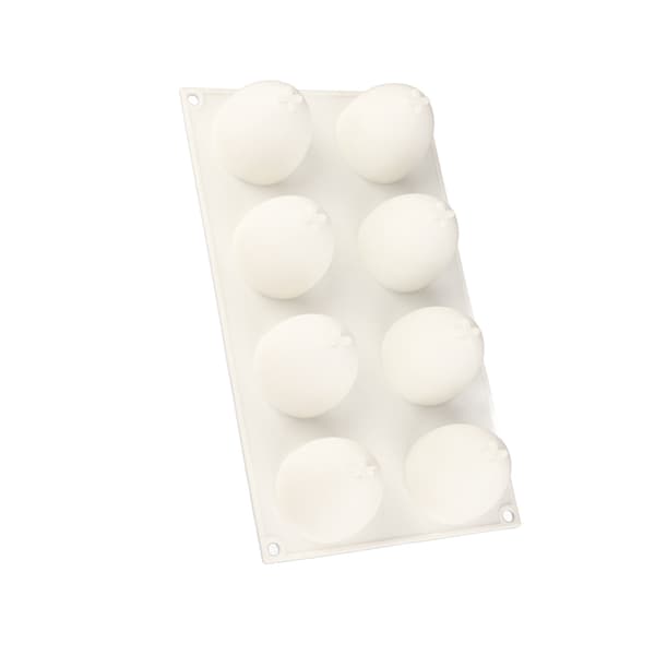 Äggformad kakform 8-håls silikonform non-stick DIY bakform
