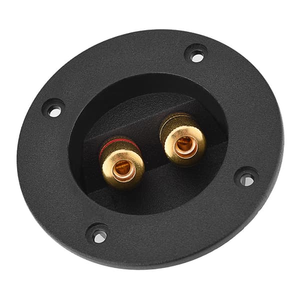 2 st 48 mm kopparbindningsstolpe högtalarterminalbox för HiFi Audio DIY