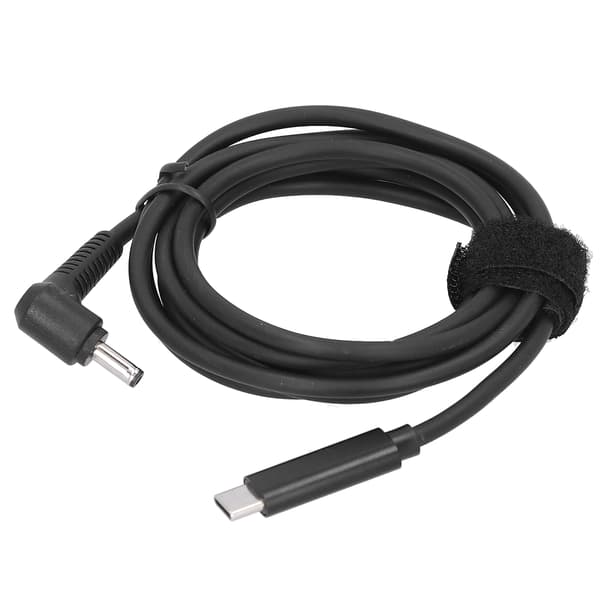 150 cm USB-C til 4.0x1.35mm DC-opladerkabel, hurtig strømforsyning til bærbar computer
