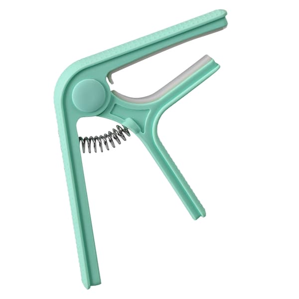 ABS Capo Clip Clamp Cyan Anti-Slip Universal Passform för Elektroakustisk Gitarr Mandolin Ukulele 1-pack