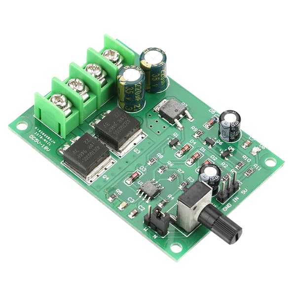DC5-18V Højeffekt PWM DC Motor Hastighedsregulator Motor Driver Board