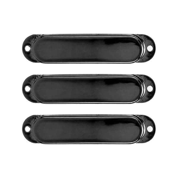 3-pack elgitarr single coil pickup-skydd koppar svart musikdelar set kit