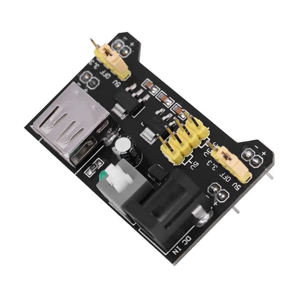 5 stk. 5V/3.3V strømforsyningskort dedikeret strømmodul til breadboard