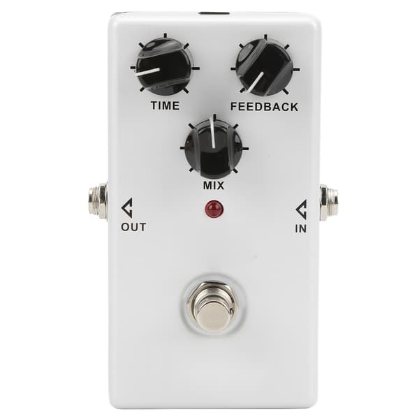 Delay Stompbox BBD Analogt Kredsløb til Elektrisk Guitar Mono Effekt med 3 Kontrolknapper 30mA