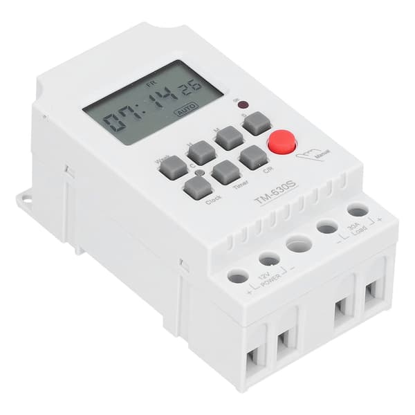 Mikrocomputer Timerkontakt 7-dages Elektronisk Tilbehør med Digitalt Display til Lysstyring
