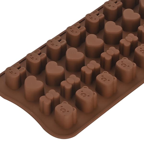 Chokolade Slikform Sød Silikone Bageform Genanvendelig til Isbit Gelé Budding CC-090