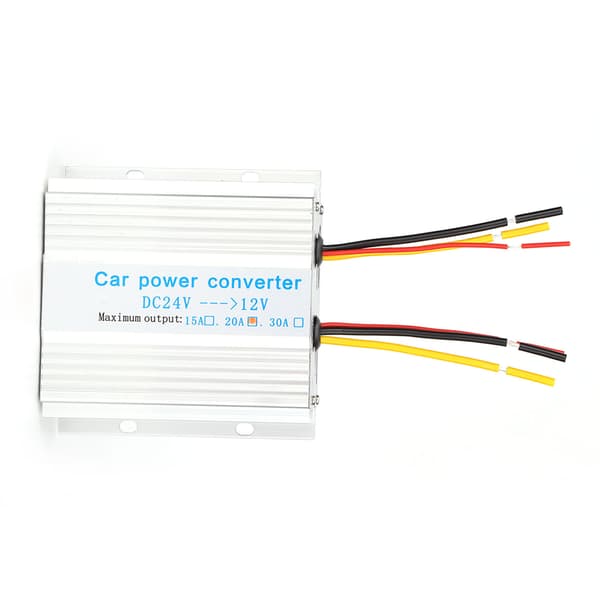 24V til 12V 20A 240W Bilstrømomformer DC-adapter til bus, lastbil, autocamper, solsystem