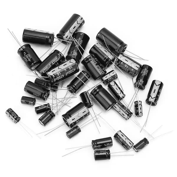 150 STK Elektrolytkondensatorsæt 50V 1uF til 2200uF Elektrolytkondensator Sortiment
