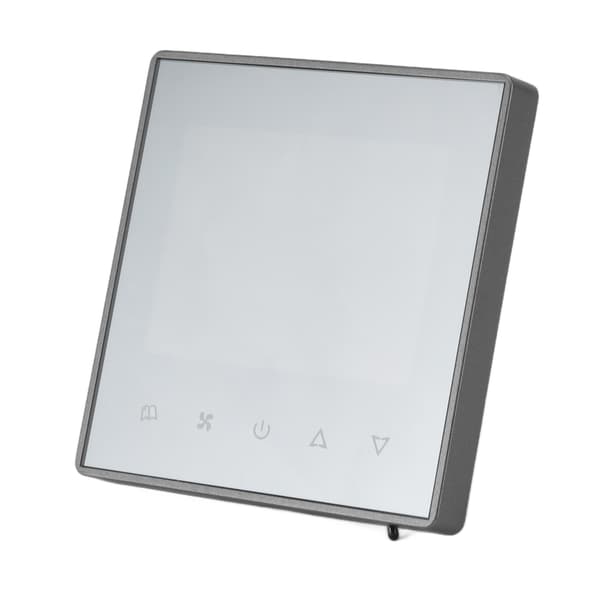 Digital termostat LCD-pekpanel Smart VVS-temperaturregulator för hemhotell AC220V Grå