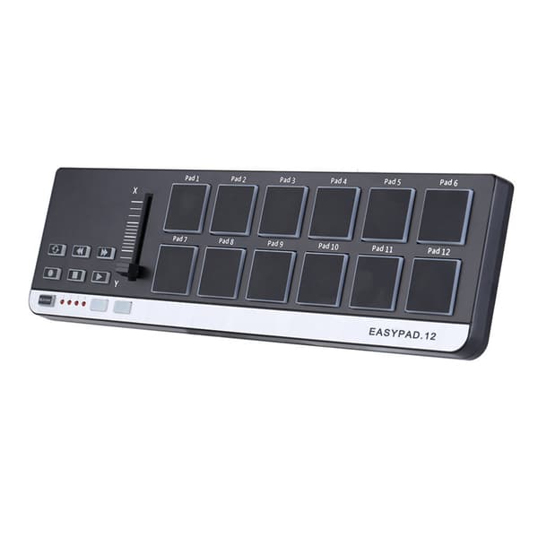 Worlde EasyPad.12 Kompakt Mini USB 12 Trigger Pad MIDI-kontroller