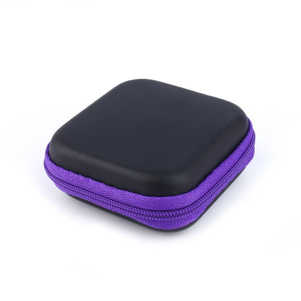Hård æske gadget-etui opbevaringspose til nøglering hovedtelefoner kabel USB-datakabel