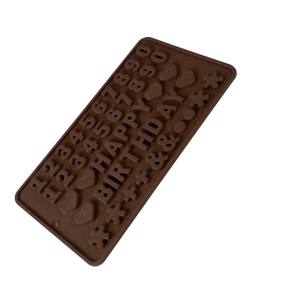 Chokolade Slikform Sød Silikone Bageform Genanvendelig til Isbit Gelé Budding CC‑103