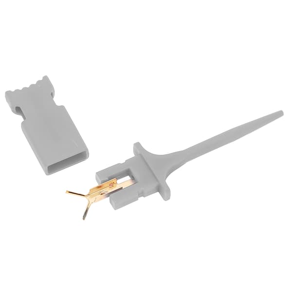 Testhook Mini IC Testklemme PA til Elektronisk Eksperiment Reparation Vedligeholdelse Grå