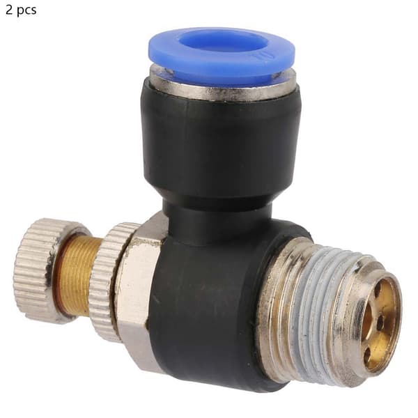 2st Rör Luftflödeshastighetsregulator Pneumatisk Kopplingsventil SL10-03