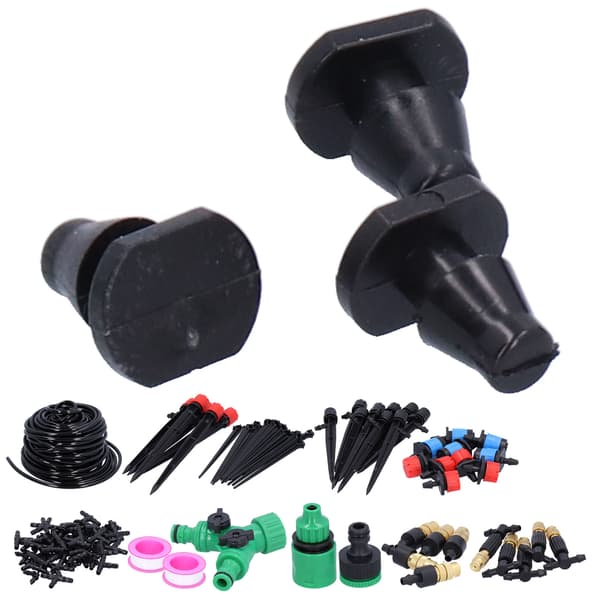 7,6 m trädgårdsbevattningsset, minivatteningssystem för växter, justerbart sprutkit
