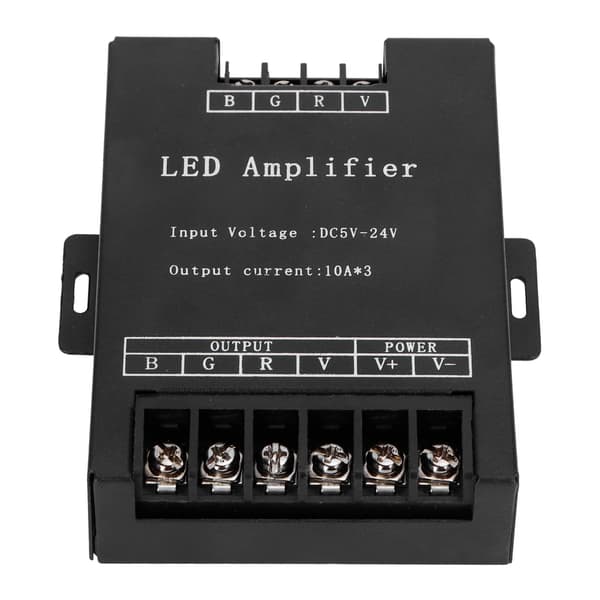 LED Signalforstærker Lampe RGB Lysstrimmel Strømcontroller Repeater Modul DC5-24V