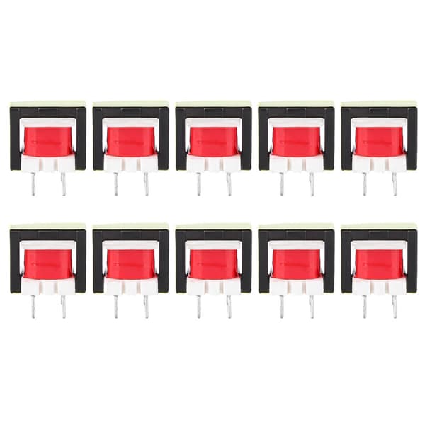 10 stk. 1300 : 8 Ohm lydtransformator EE14 Transformateur POS Transformador