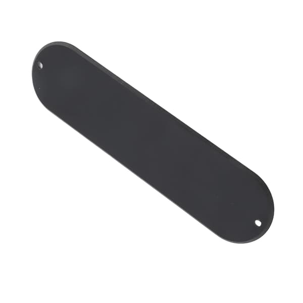 Vanlig 32 mm plastgitarrplektrumskyddsplatta, oförborrad, obehandlad vit, för elgitarr i Tele-stil, 1-pack