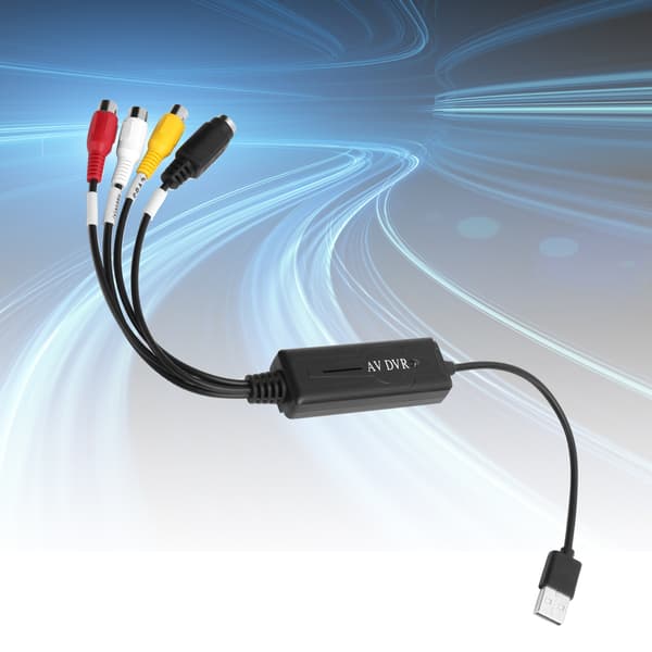 USB 2.0 Video Capture Card Audio Grabber Converter Adapter til Windows 10 PC Streaming