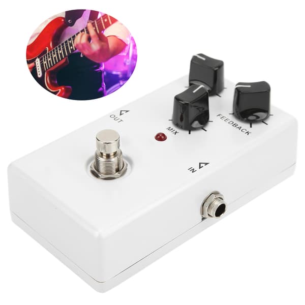 Delay Stompbox BBD Analog Krets för Elgitarr Mono Effekt med 3 Kontrollrattar 30mA