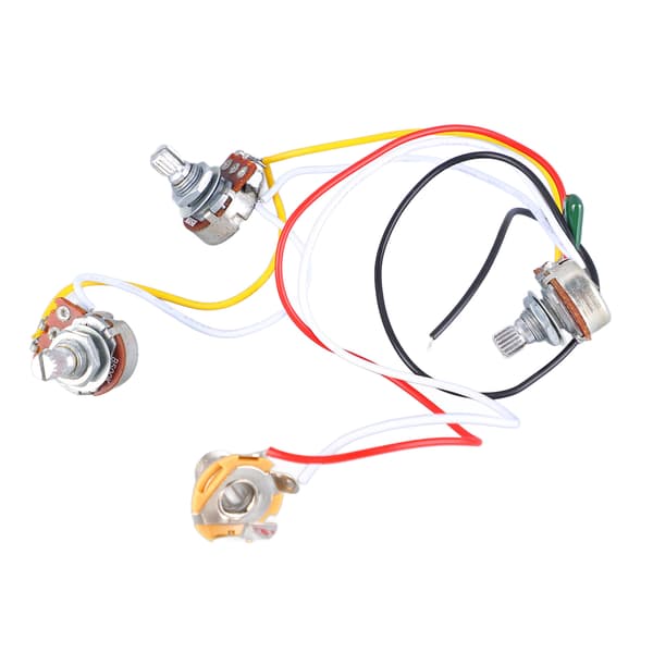 Bas Potentiometer Ledningsnet 500K Tone Volumen Controller Instrument Tilbehør