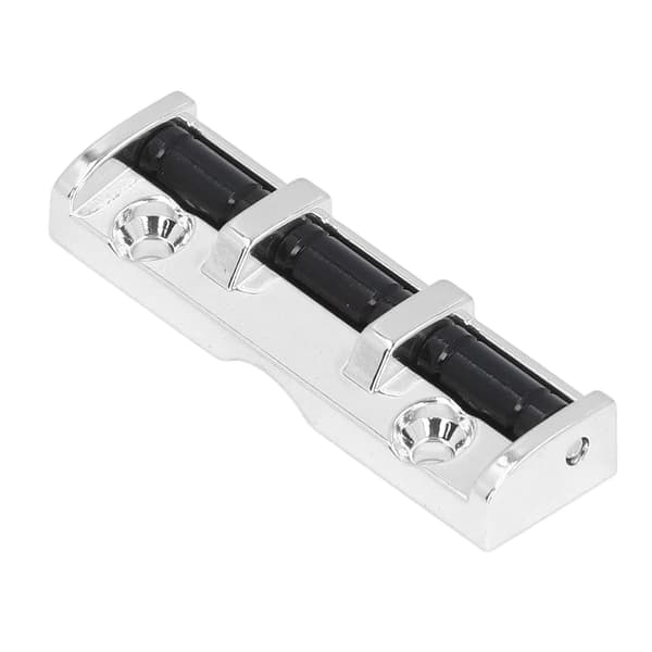 6-strängad metallgitarr rullmutter 43mm silver reservdel med 2 skruvar för elgitarr