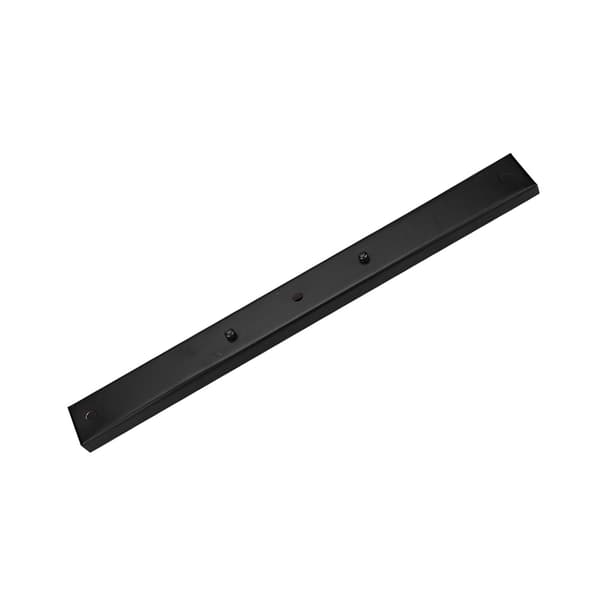 Loftlampe Pladeholder Beslag Base Rektangulær Form DIY Pendellampe Tilbehør Sort
