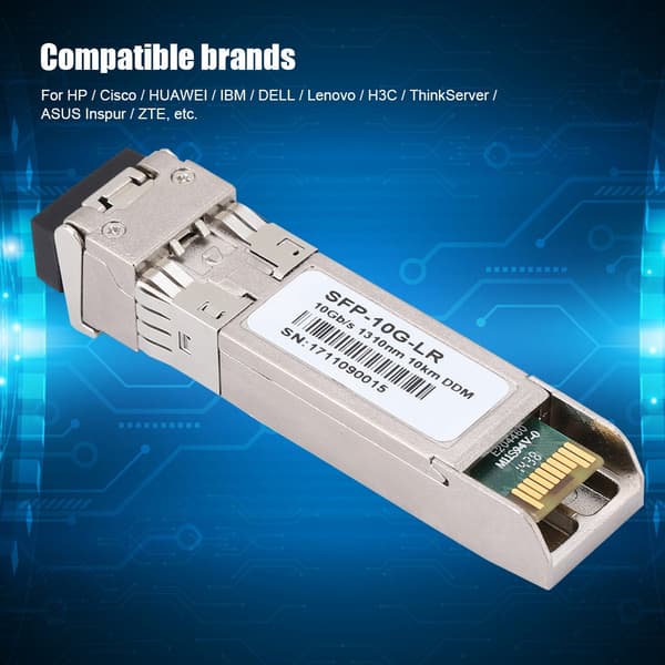 SFP-10G LR 10km 10GbE Single Mode Duplex Fiberoptisk Transceiver Modul