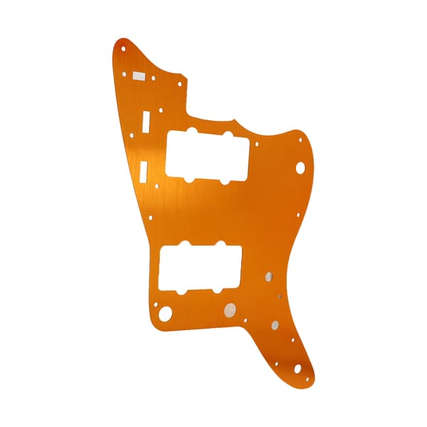 Elgitarr Aluminiumlegering Scratchplate Guld Snabbmonterad Anti-Rep Reserv 1-Pack