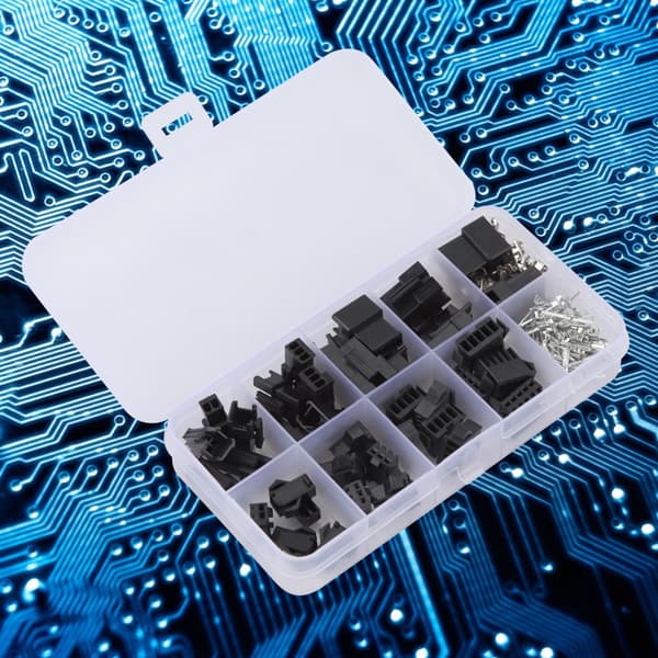 200 STK SM Stikforbindelse 2/3/4/5PIN Han Hun Ledning Jumper Pin Header Stikhus Sæt