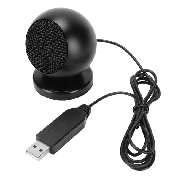 USB-konferencemikrofon Krystalklar lyd 360° roterende kondensatormikrofon til kontormøder, gaming og chat