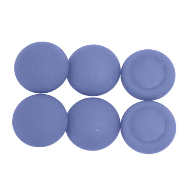 3D Tumsticksgrepp 6-pack Halkfria Silikonkapslar för PS5 Elite Controller - Blå