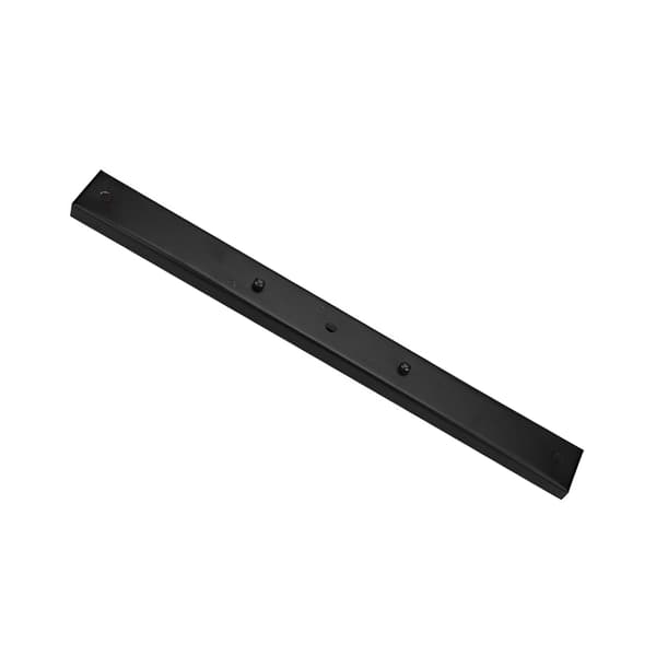 Loftlampe Pladeholder Beslag Base Rektangulær Form DIY Pendellampe Tilbehør Sort
