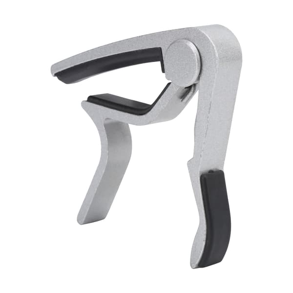 1x Silver Zinklegering Gitarr Capo & 5x Celluloid Plektrum Stränginstrument Reparationstillbehör