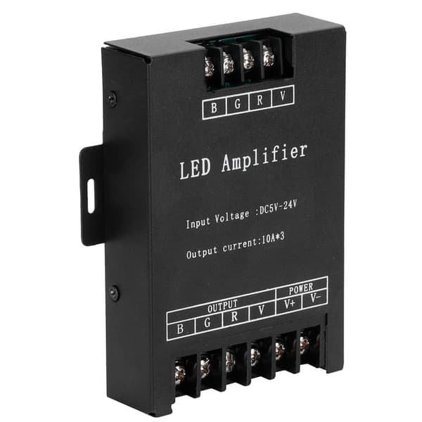 LED Signalforstærker Lampe RGB Lysstrimmel Strømcontroller Repeater Modul DC5-24V