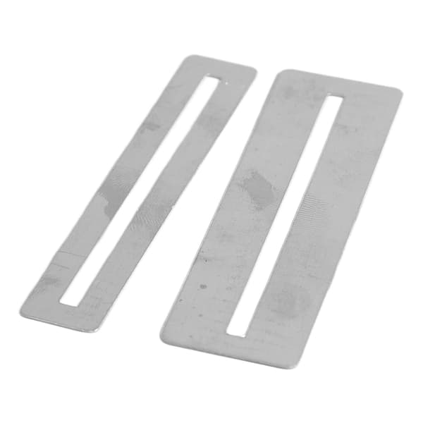 Metallgitarrbandskydd 2-pack, 8 cm, rostfritt och robust greppbrädeskydd för el- och akustiska gitarrer