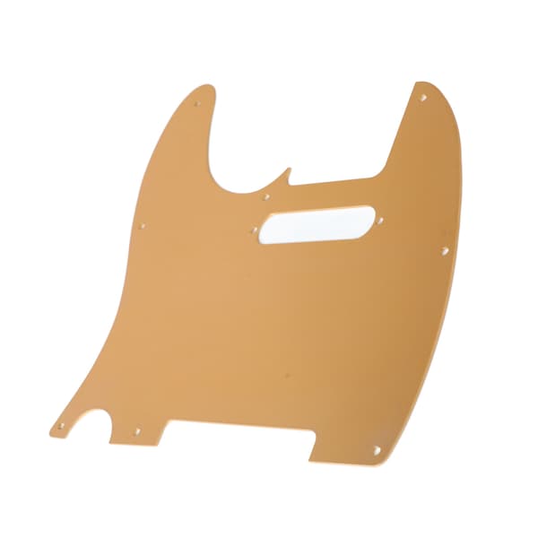 Premium Gold Aluminiumlegering Elgitarr Plektrumskydd, Robust Anti-Rep Frontplåtsskydd