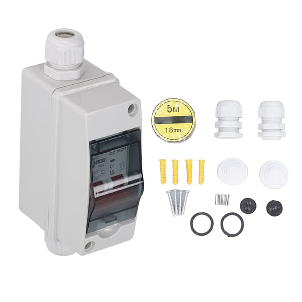 2P Miniature Afbryder IP65 Vandtæt Afbryder til Solcelleanlæg DC 1000V 20A