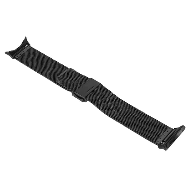 Magnetiske Mesh Loop-remme til Google Pixel Watch Band Justerbar Urrem i Rustfrit Stål Sort