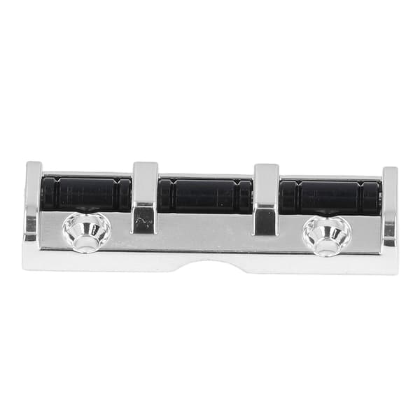 6-strängad metallgitarr rullmutter 43mm silver reservdel med 2 skruvar för elgitarr