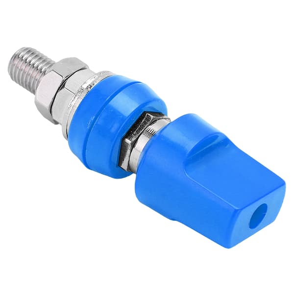 Terminal Multipurpose 4mm Mässing Platt Lock M8 100A Högströmsplint med JackBlue