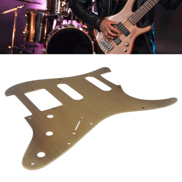 Aluminiumlegering HSH Elgitarr Scratchplate Brons Anti-Repskydd 1 st för Strat Style