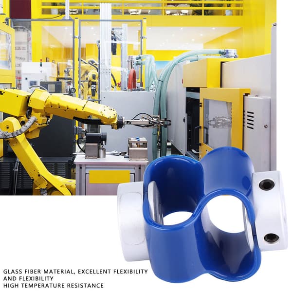 8-tands glasfiber elastisk og fleksibel akselkobling til encoder